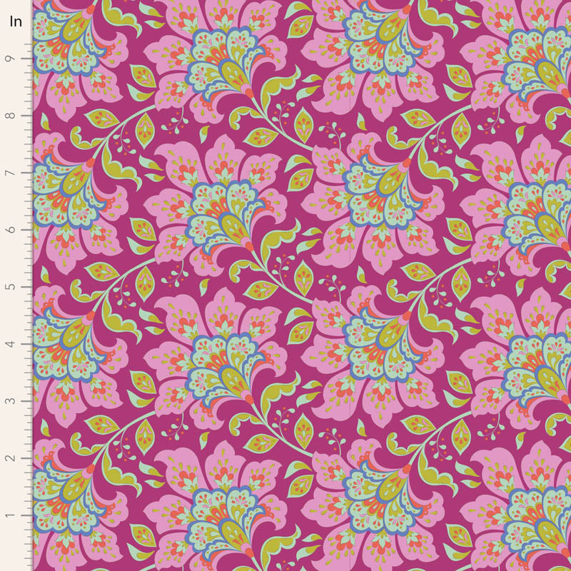 Tilda Bloomsville Fabric stack, Quilting Fabric.  Fabric: 25 x 25cm, 40 Pieces