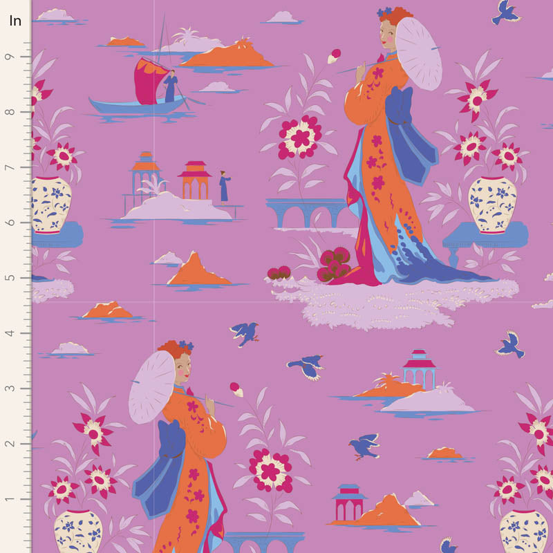 Tilda Bloomsville Fabric stack, Quilting Fabric.  Fabric: 25 x 25cm, 40 Pieces