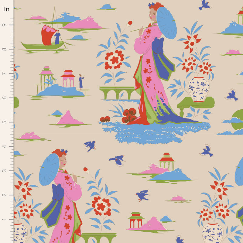 Tilda Bloomsville Fabric stack, Quilting Fabric.  Fabric: 25 x 25cm, 40 Pieces