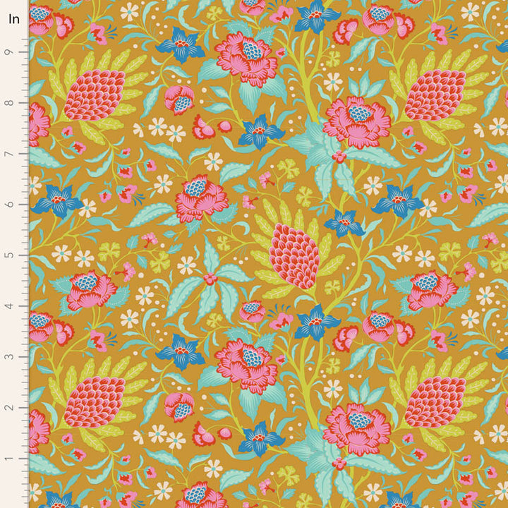 Tilda Bloomsville Fabric stack, Quilting Fabric.  Fabric: 25 x 25cm, 40 Pieces