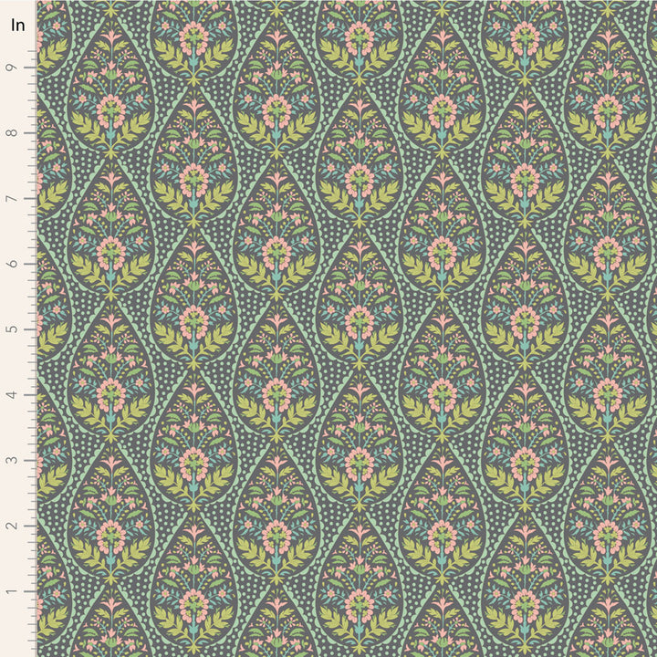 Tilda Sanctuary Charm pack fabrics by Tilda. Floral quilting fabrics.