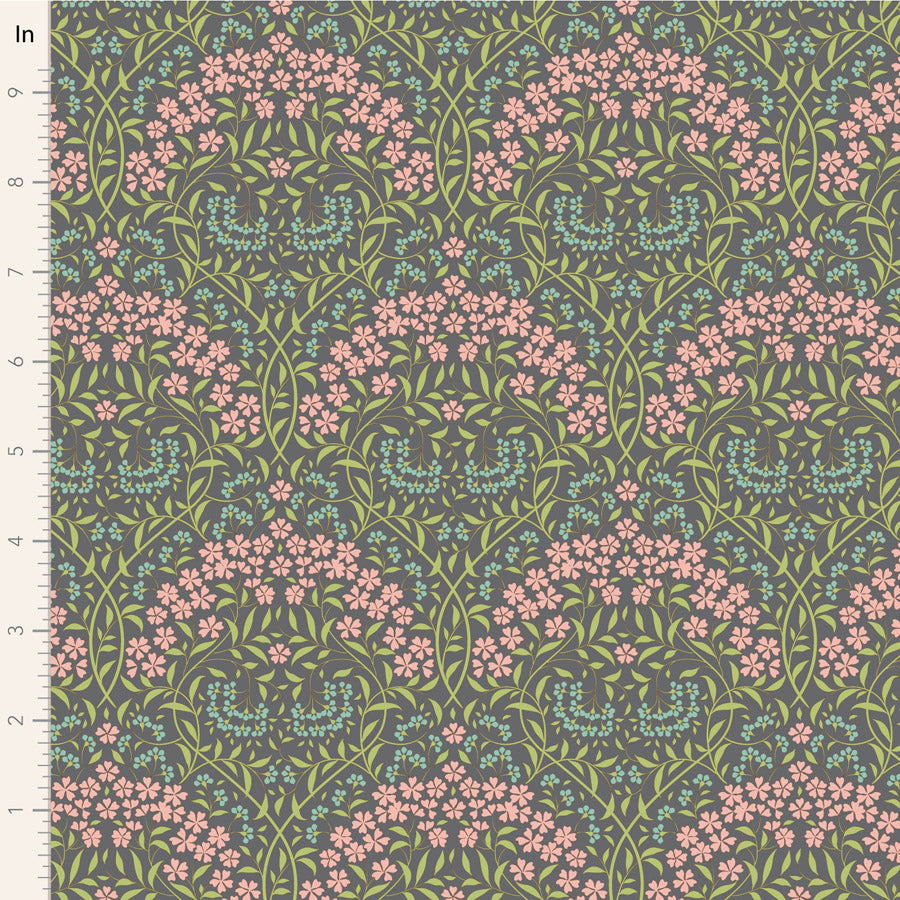 Tilda Sanctuary Charm pack fabrics by Tilda. Floral quilting fabrics.