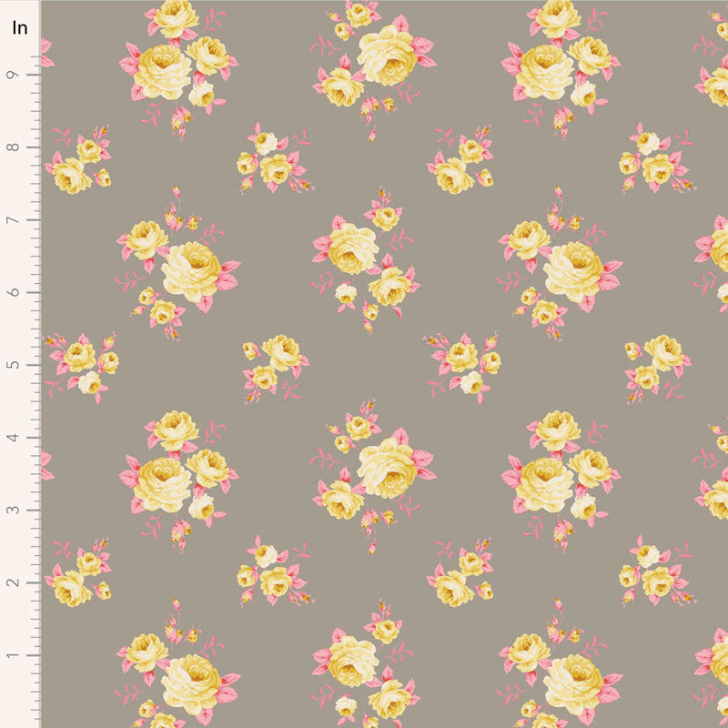 Tilda Sunday Brunch fat eighth bundle of 20 fabrics by Tilda. Floral quilting fabrics.