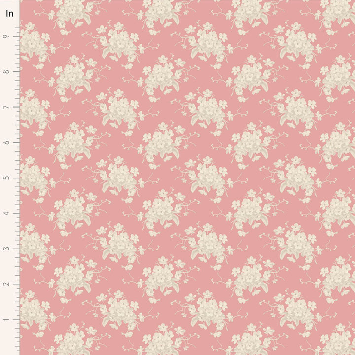 Tilda Sunday Brunch fat eighth bundle of 20 fabrics by Tilda. Floral quilting fabrics.