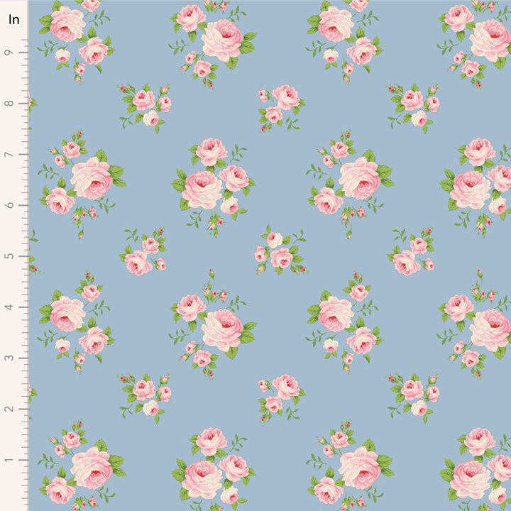 Tilda Sunday Brunch fat eighth bundle of 20 fabrics by Tilda. Floral quilting fabrics.