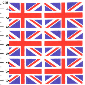 Union Jack UK Flag 100% Cotton Poplin Fabric 45" wide x half metre