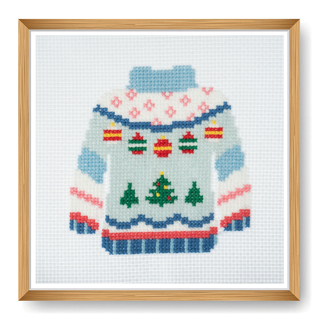 Trimits Make Your Own Cross Stitch Wall Christmas decoration craft kit. Stocking filler.