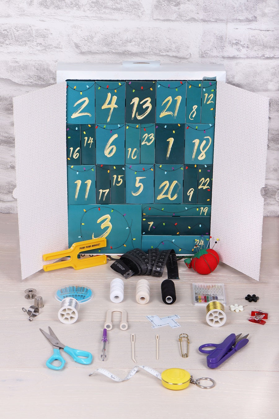 Hemline Sewing Craft Advent Calendar: 24 Items