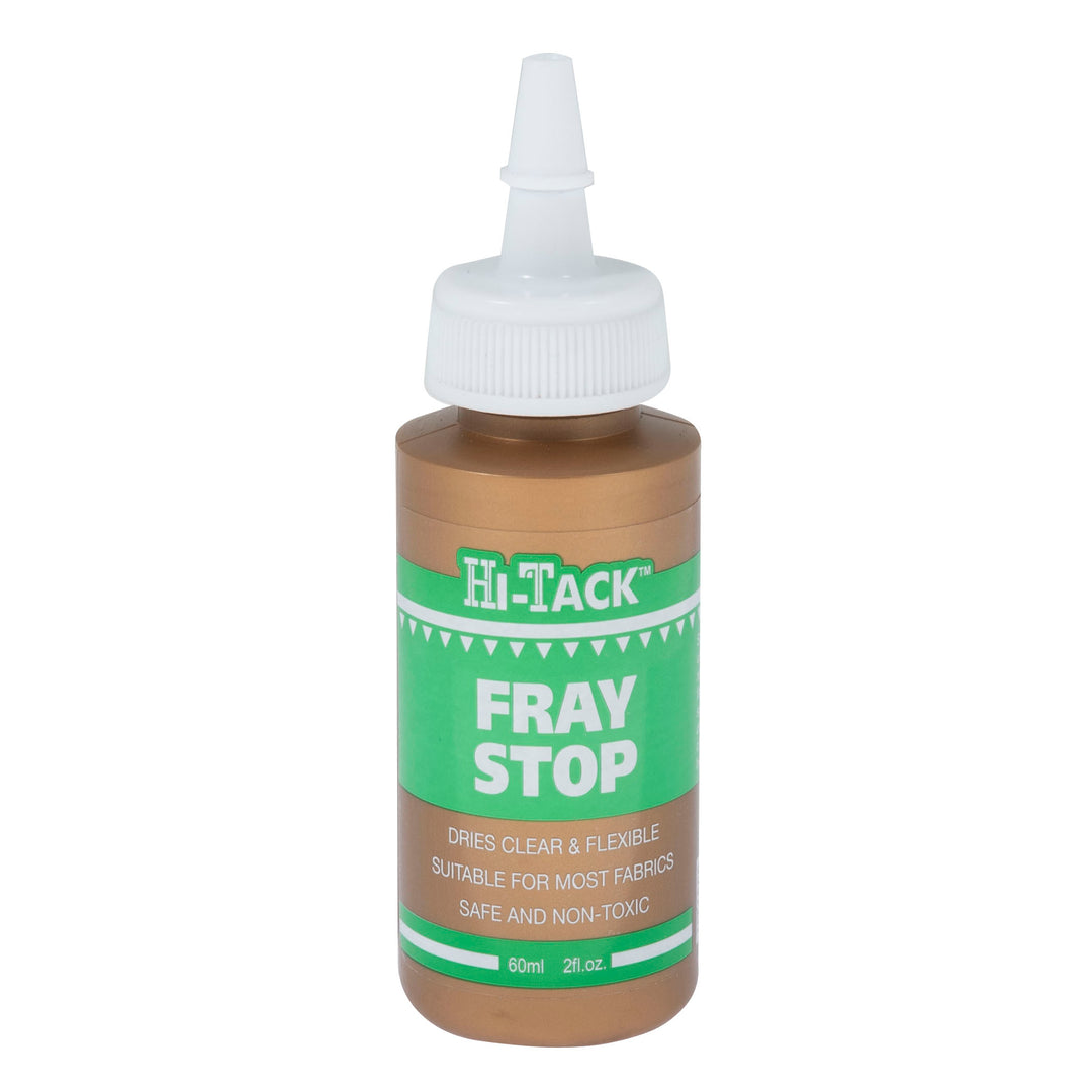 Hi-Tack Fray Stop Glue, stops fabric edges fraying. 60 ml. Can be iron. HT1500