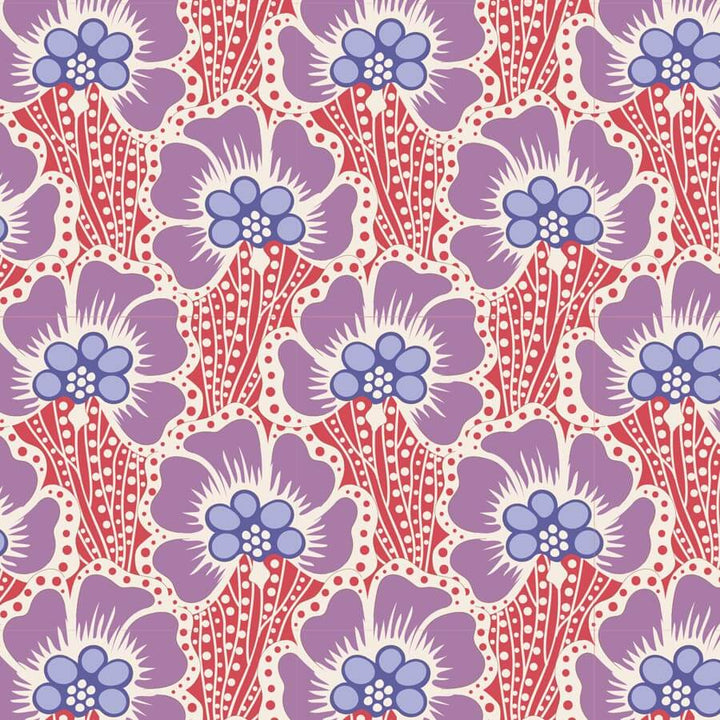 Cotton Beach Coral fabrics by the Fat quarter - cotton fabric by Tilda.