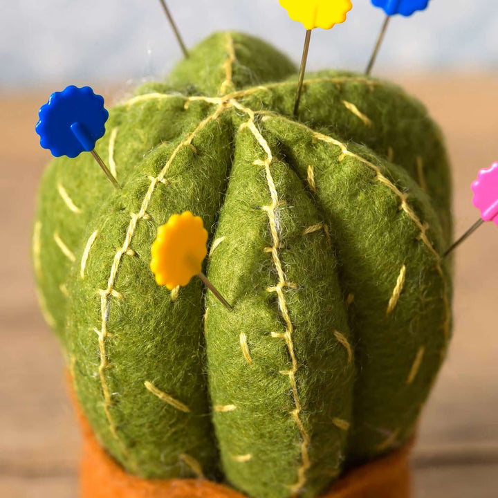 Cactus Pincushion felt craft kit, Corinne Lapierre, UK.