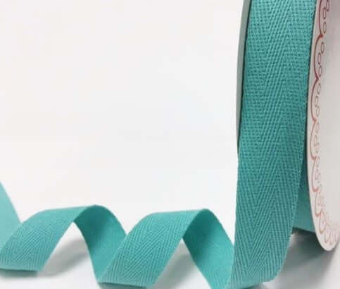 Bertie's Bows Cotton Herringbone Webbing/Tape: 25 mm. Per metre