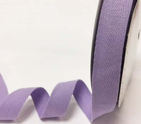 Bertie's Bows Cotton Herringbone Webbing/Tape: 25 mm. Per metre