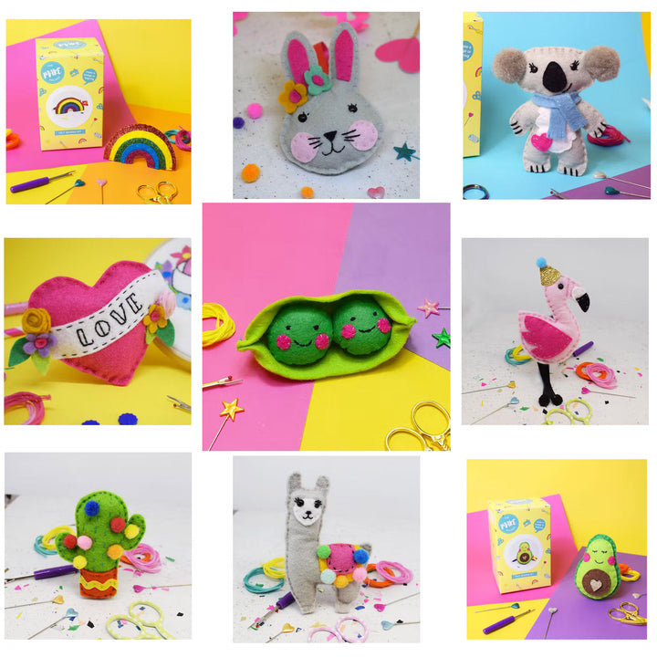 Felt Craft Kits by The Make Arcade.