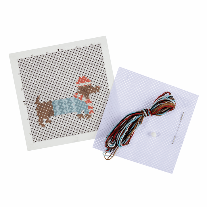 Trimits Make Your Own Cross Stitch Wall Christmas decoration craft kit. Stocking filler.