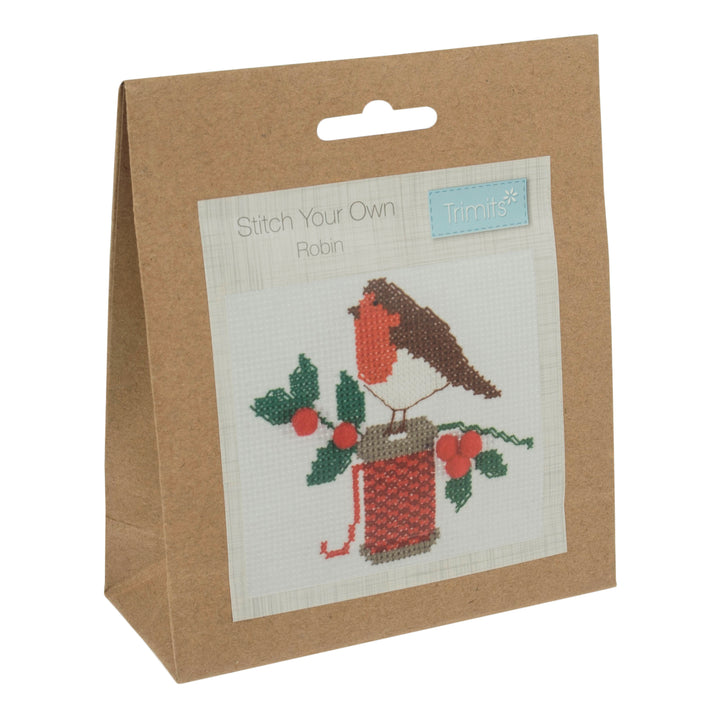 Trimits Make Your Own Cross Stitch Wall Christmas decoration craft kit. Stocking filler.