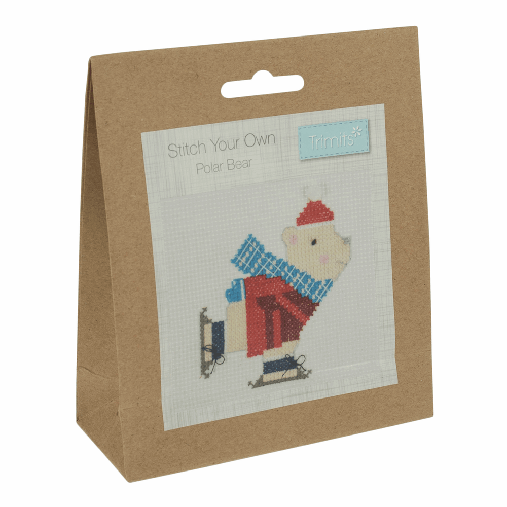 Trimits Make Your Own Cross Stitch Wall Christmas decoration craft kit. Stocking filler.