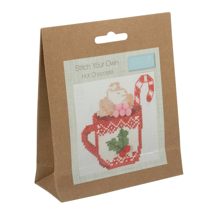 Trimits Make Your Own Cross Stitch Wall Christmas decoration craft kit. Stocking filler.