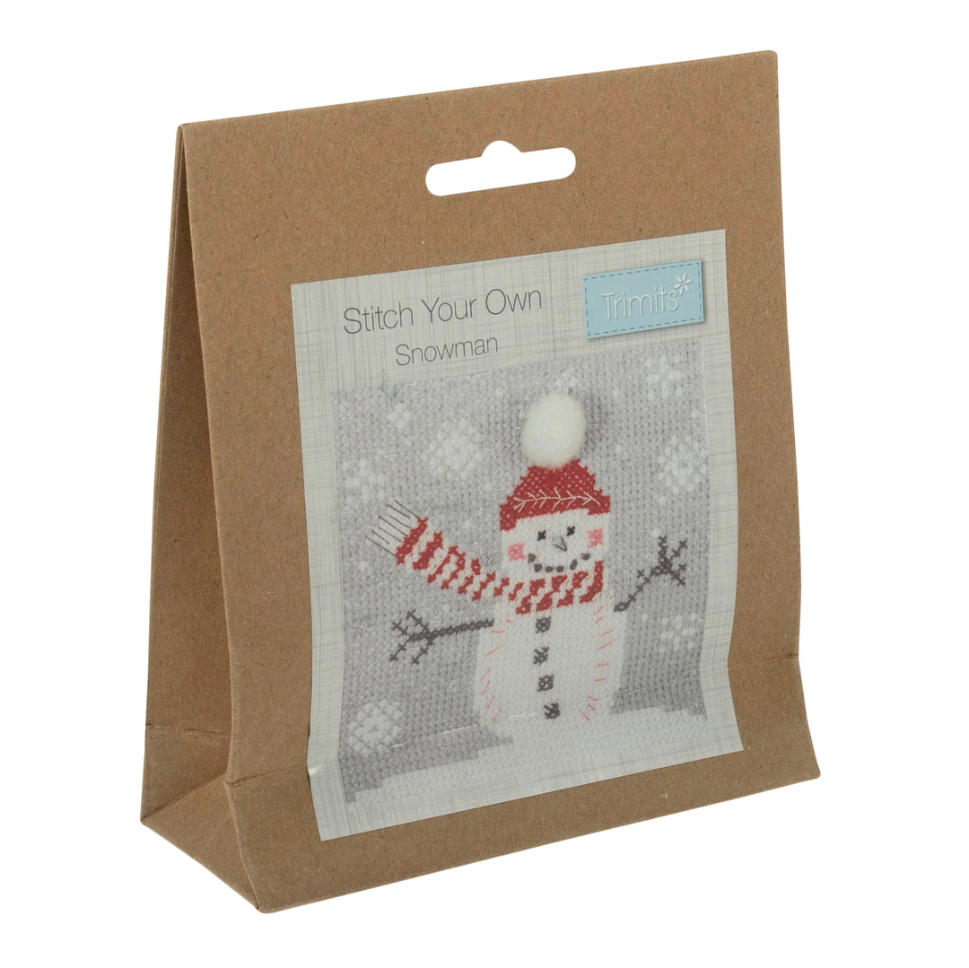 Trimits Make Your Own Cross Stitch Wall Christmas decoration craft kit. Stocking filler.