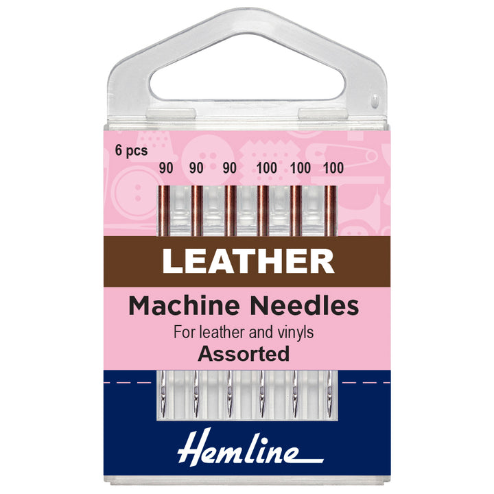 Hemline sewing machine needles x 5/6/10. Ballpoint, Stretch, Universal, Jeans, Quilt.