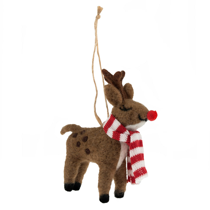 Trimits Make Your Own Christmas Needle Felting decoration/keyring craft kit. Stocking filler.