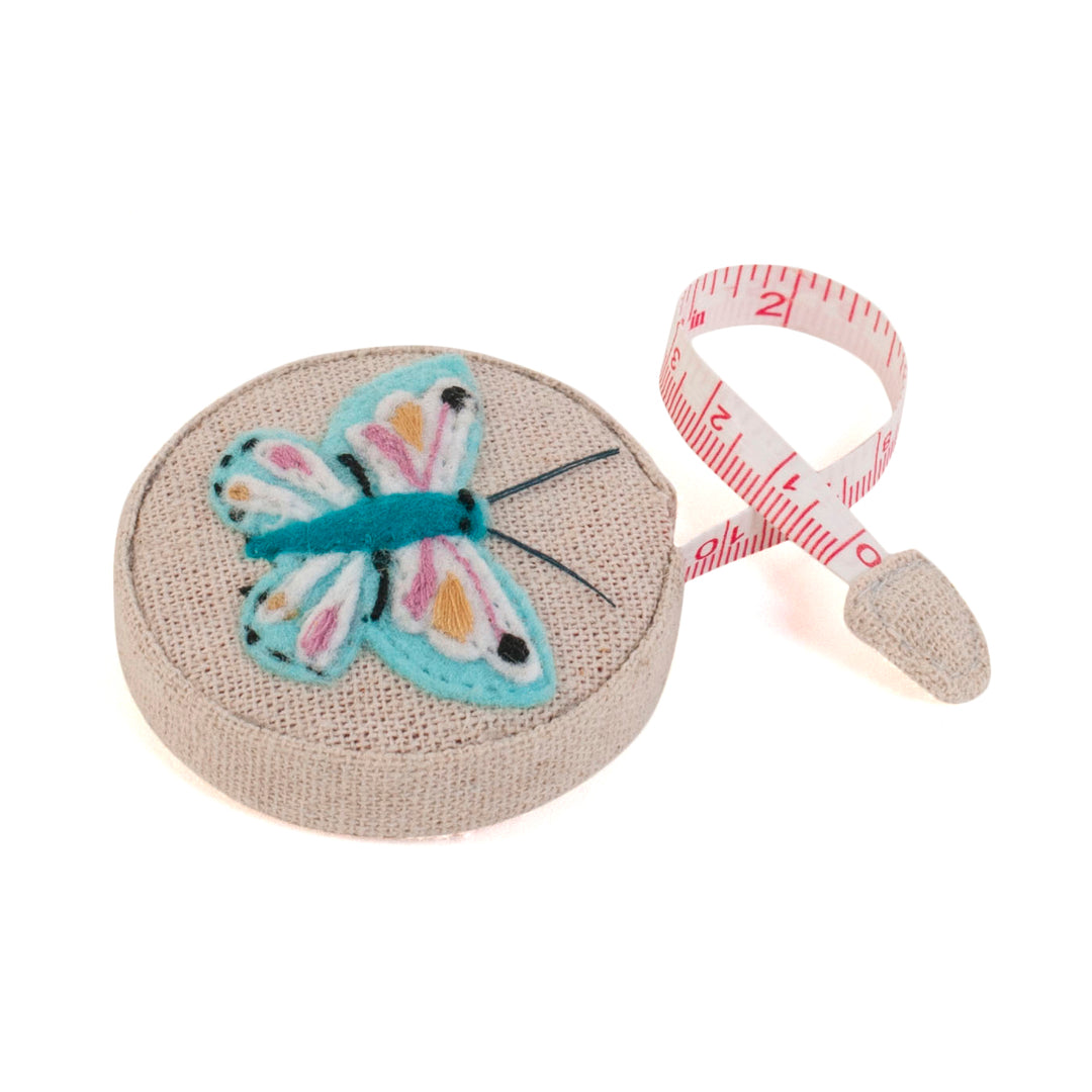 Deluxe Applique Butterfly /Sheep /Bee Retractable Tape Measure. Sewing and crafts. 60 in/150 cm.