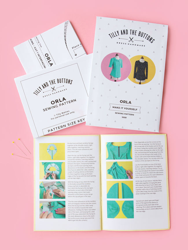 Tilly and the Buttons Orla Shift Top sewing pattern. Easy to follow.