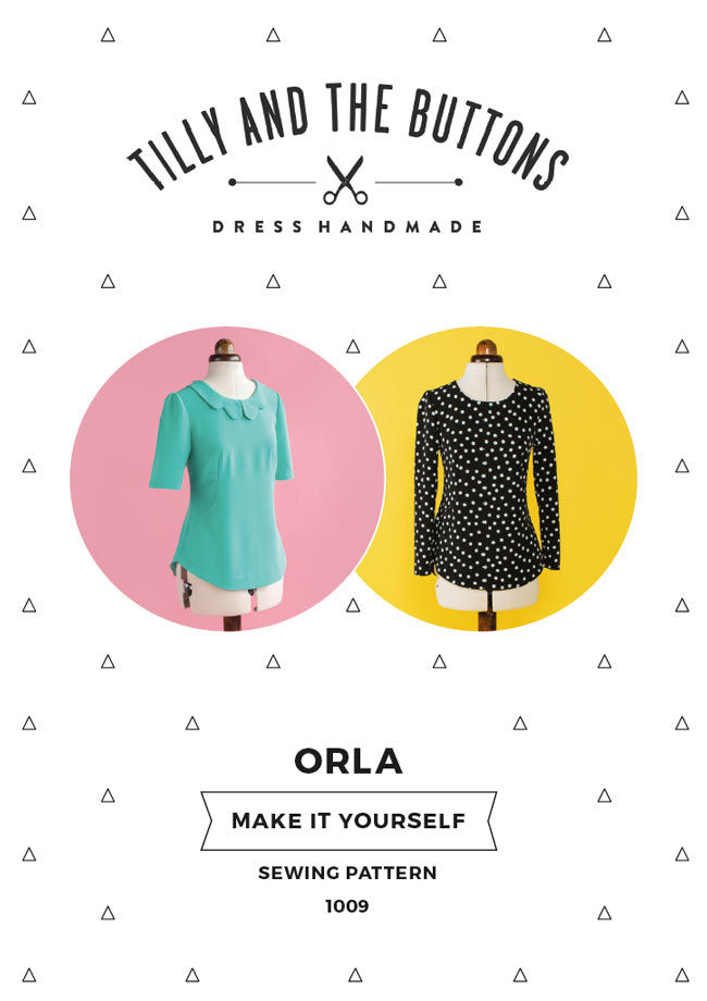 Tilly and the Buttons Orla Shift Top sewing pattern. Easy to follow.