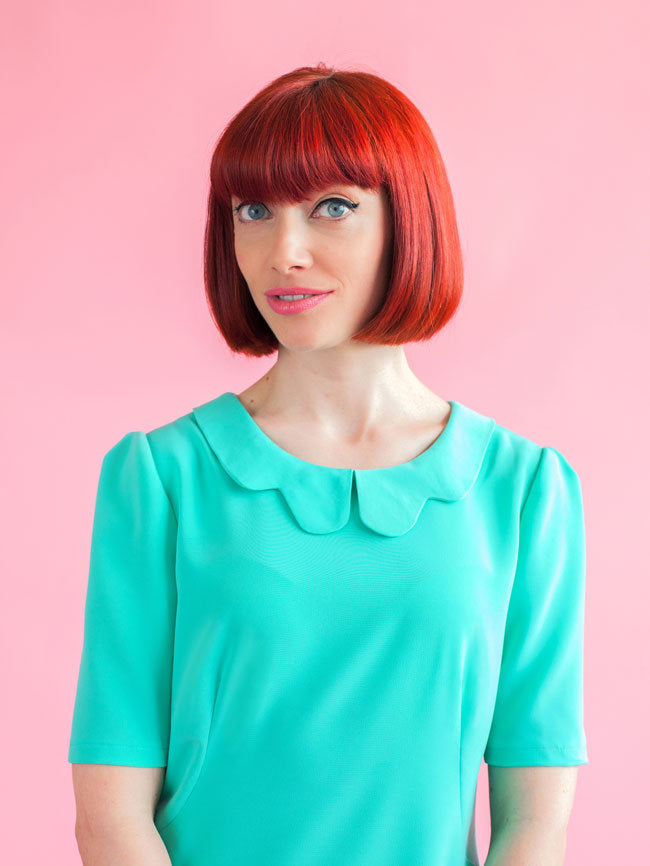 Tilly and the Buttons Orla Shift Top sewing pattern. Easy to follow.