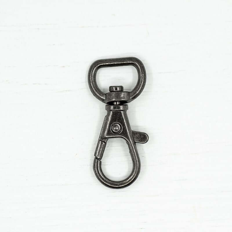 2 x metal snap hooks fastener swivel clips for bag making. 13/25/32/38 mm.