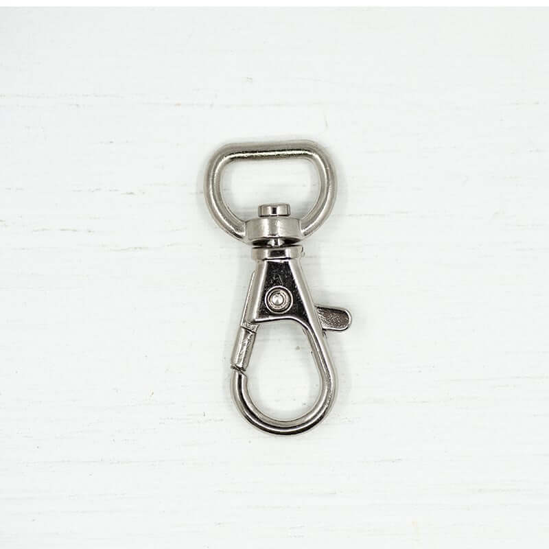 2 x metal snap hooks fastener swivel clips for bag making. 13/25/32/38 mm.