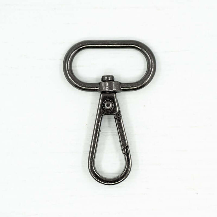 2 x metal snap hooks fastener swivel clips for bag making. 13/25/32/38 mm.