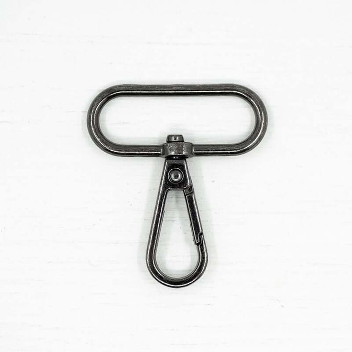 2 x metal snap hooks fastener swivel clips for bag making. 13/25/32/38 mm.