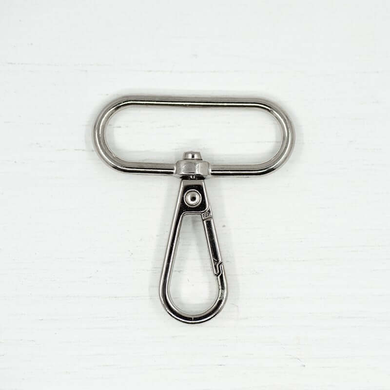 2 x metal snap hooks fastener swivel clips for bag making. 13/25/32/38 mm.